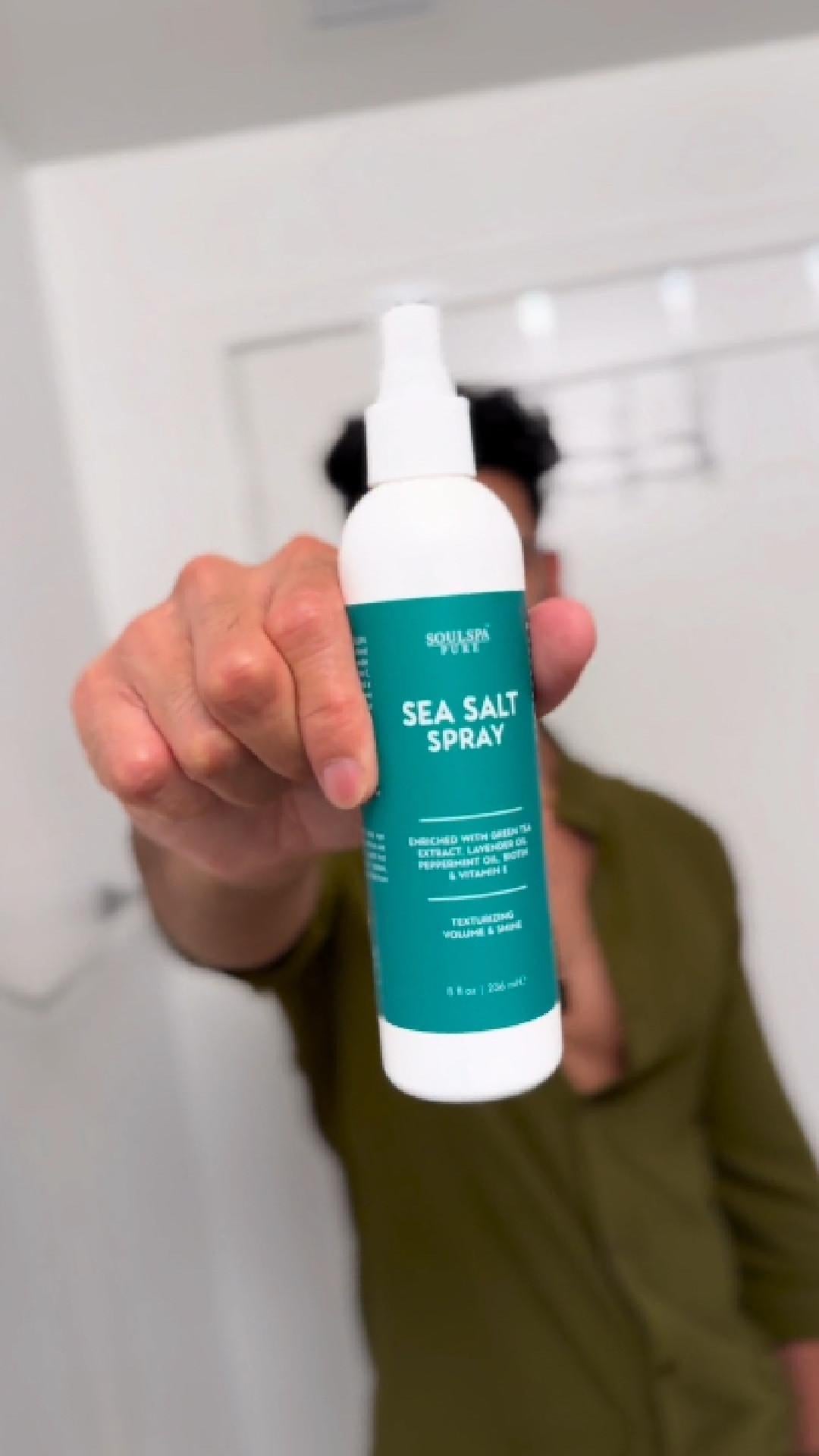 SOULSPA PURE Sea Salt Spray for Hair Men & Women