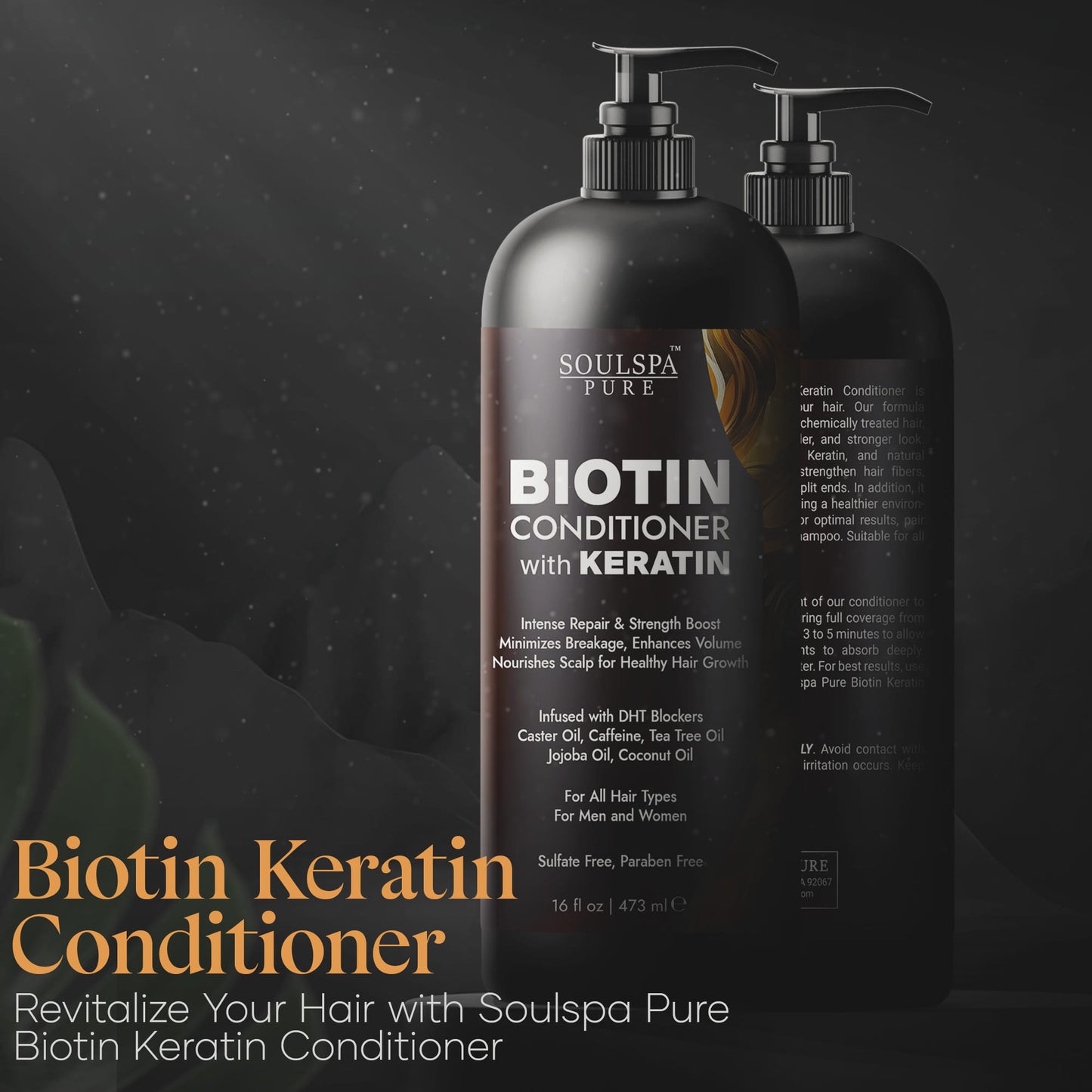 SOULSPA PURE Biotin Conditioner with Keratin