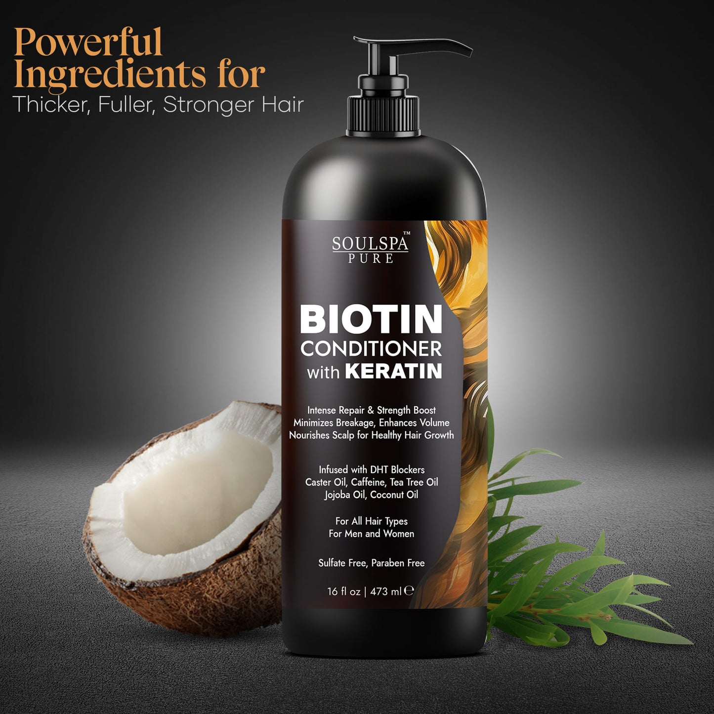 SOULSPA PURE Biotin Conditioner with Keratin