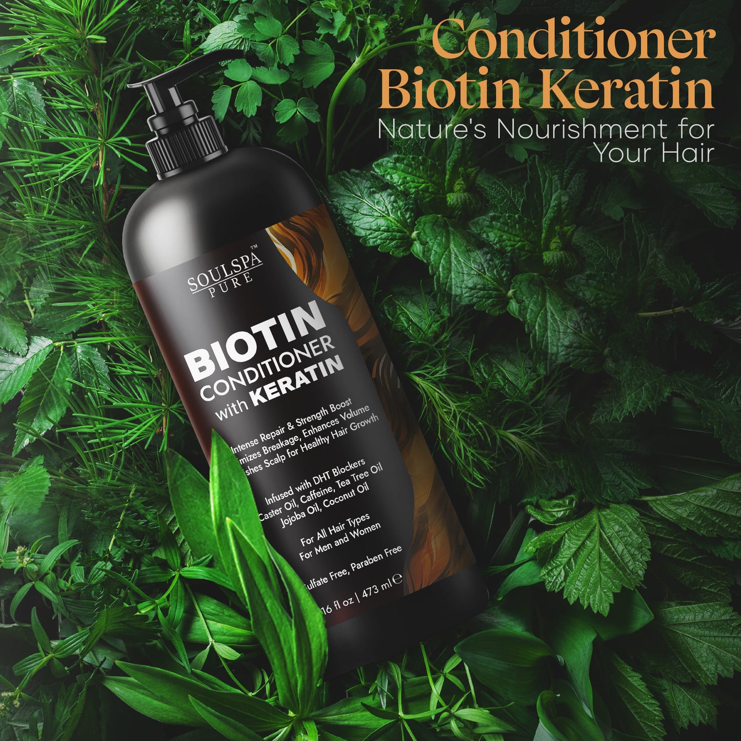 SOULSPA PURE Biotin Conditioner with Keratin