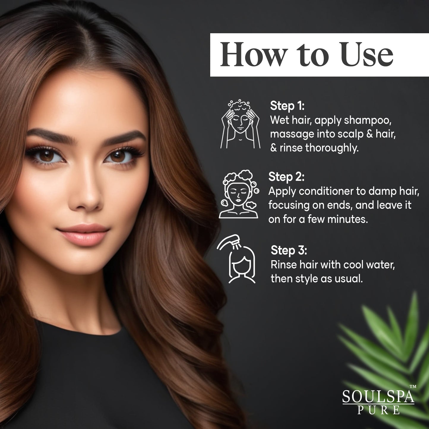 SOULSPA PURE Biotin Shampoo and Conditioner Set with Keratin