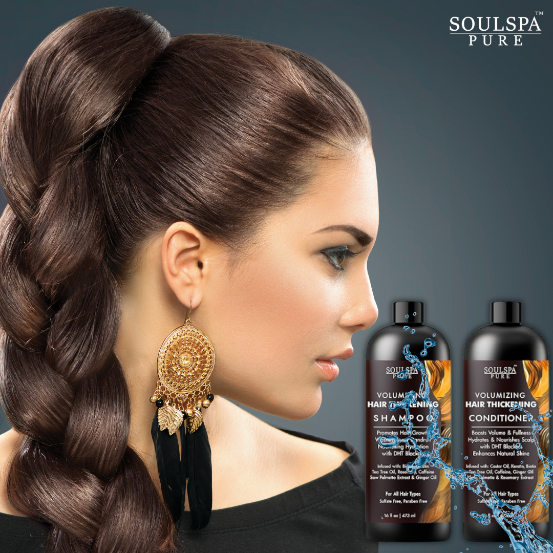 SOULSPA PURE Hair Thickening Shampoo and Conditioner Set
