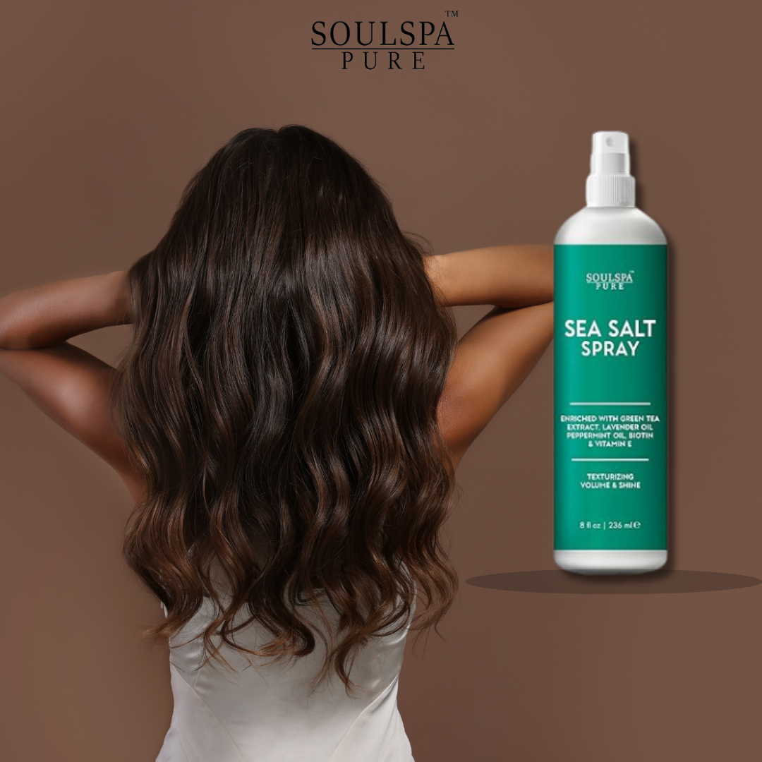 SOULSPA PURE Sea Salt Spray for Hair Men & Women