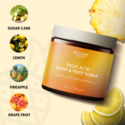 Fruit Acid Body & Foot Scrub 10 floz