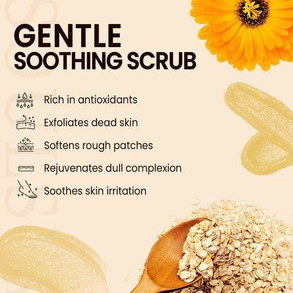 Oatmeal & Calendula Body & Foot Scrub 10 floz