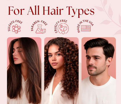 Biotin Shampoo & Conditioner with Apple Cider Vinegar and Rosemary