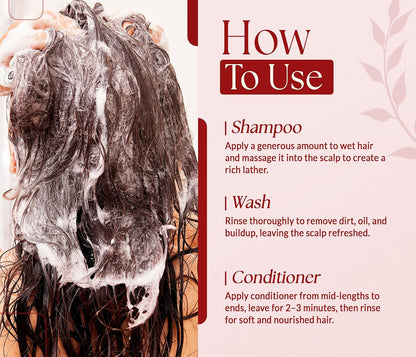 Biotin Shampoo & Conditioner with Apple Cider Vinegar and Rosemary
