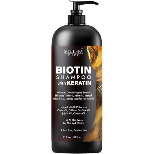 SOULSPA PURE Biotin Shampoo with Keratin