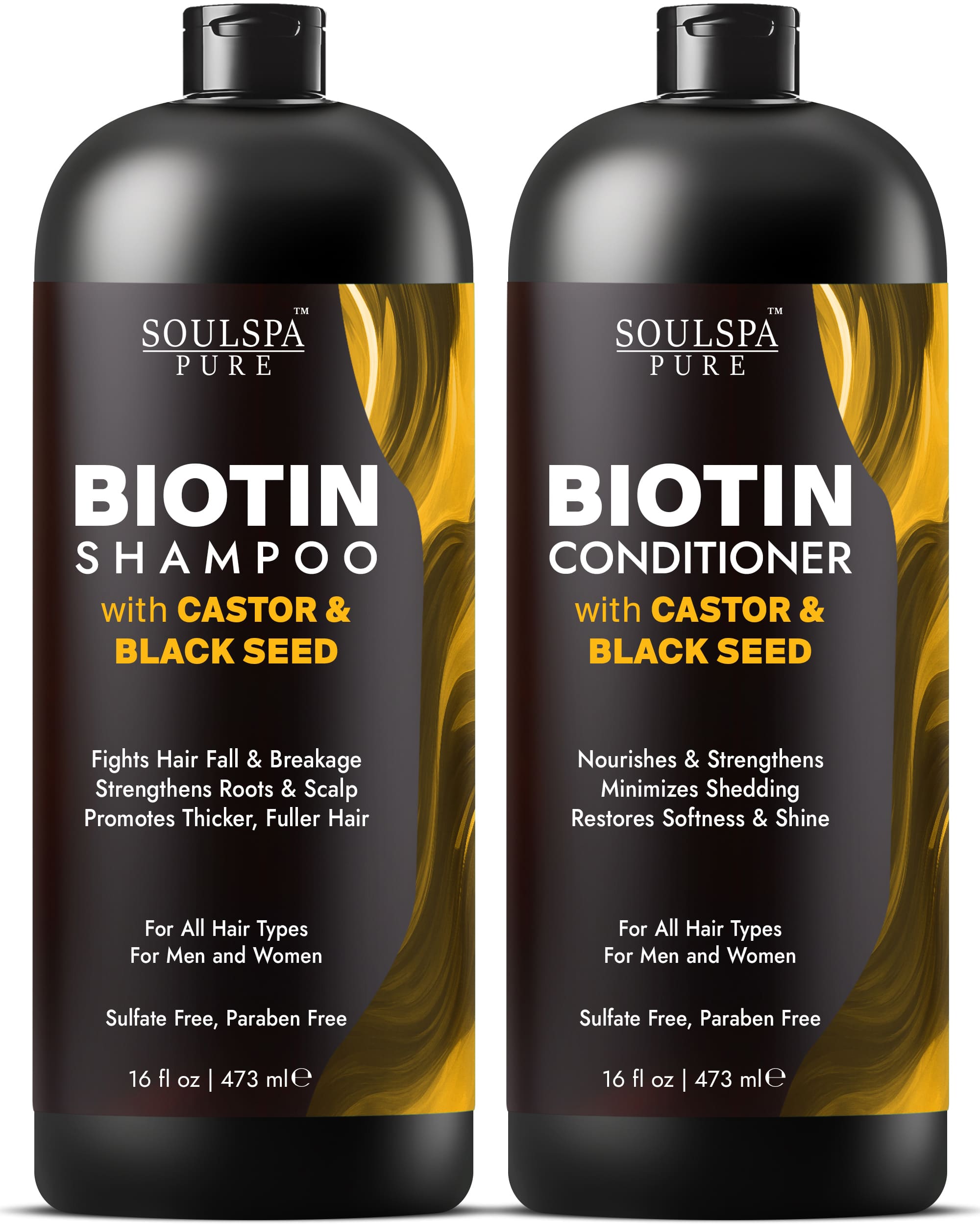 Hair Thickening Shampoo and Conditioner Set – SOULSPAPURE