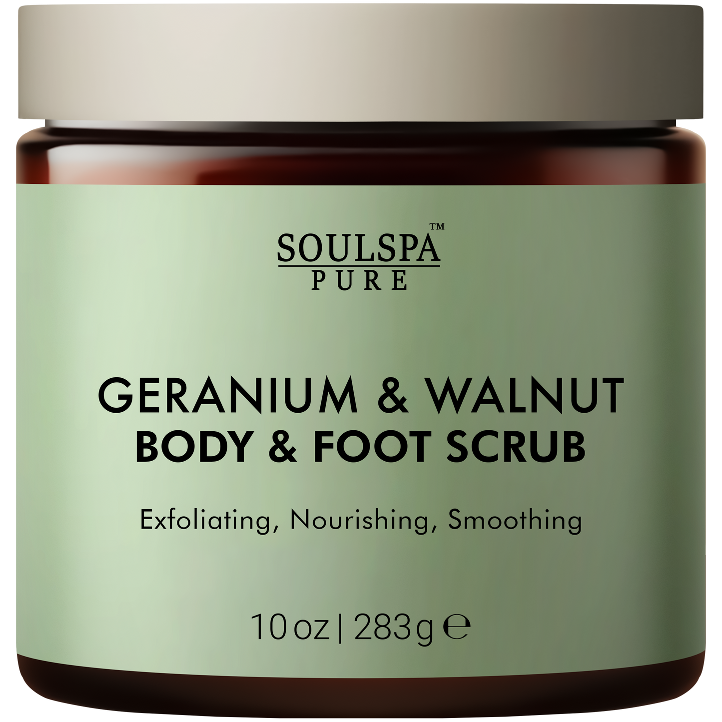 Geranium & Walnut Body & Foot Scrub 10 floz