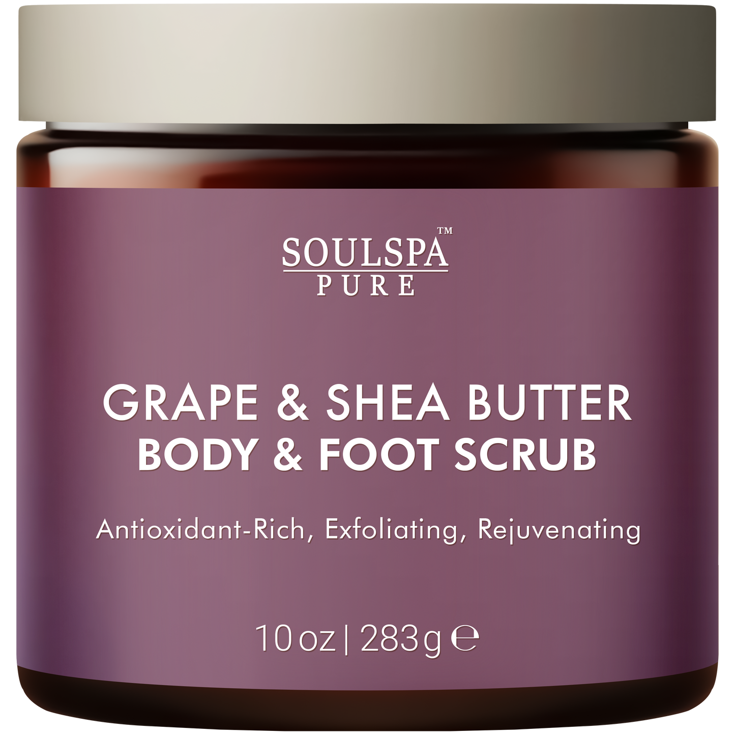 Grape & Shea Butter Body & Foot Scrub 10 floz