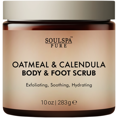 Oatmeal & Calendula Body & Foot Scrub 10 floz