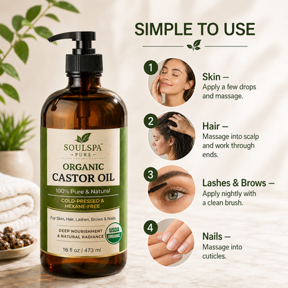 Organic Castor Oil 16 floz