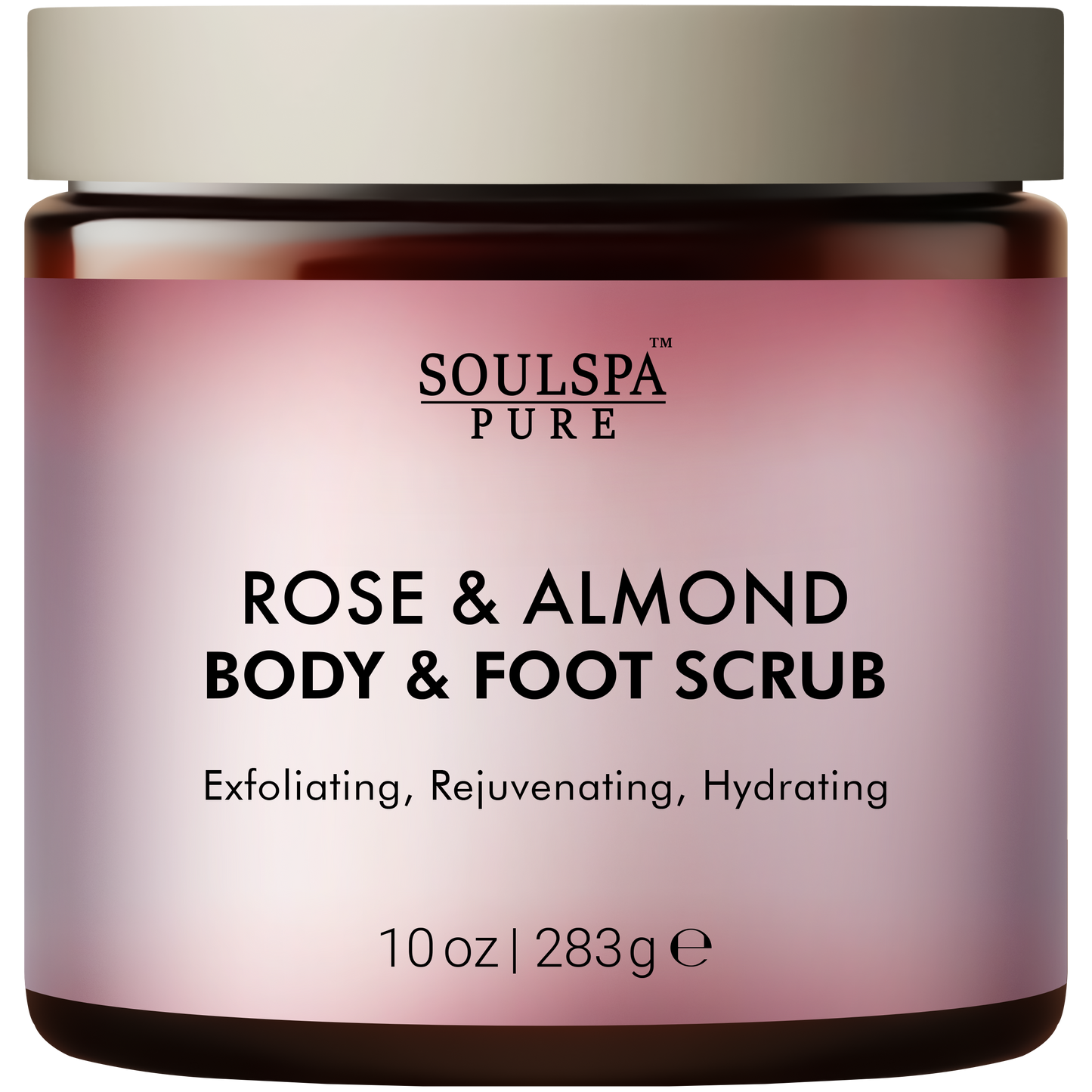 Rose & Almond Body & Foot Scrub 10 floz