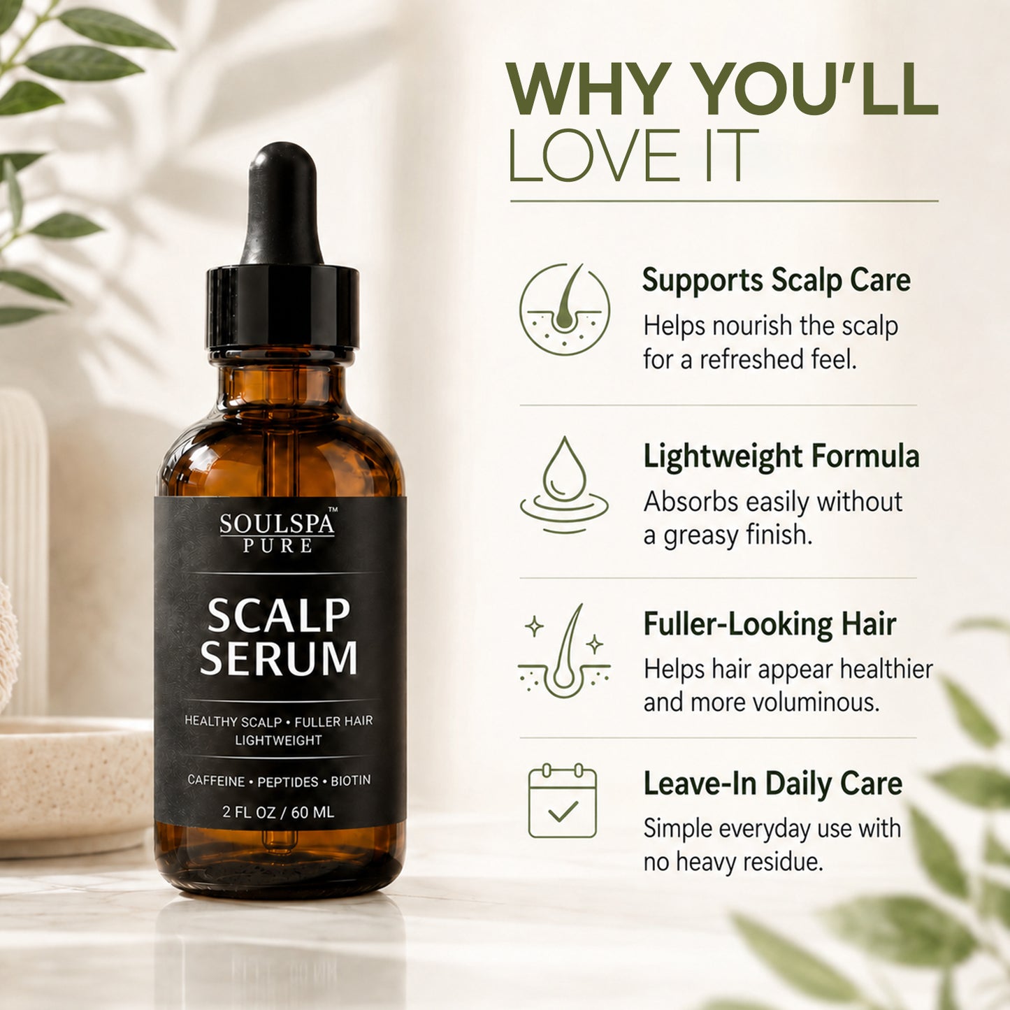 Scalp Serum For Thinning Hair (2 floz)