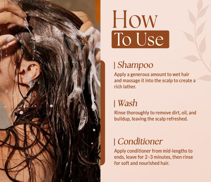 Biotin Shampoo & Conditioner Set with Argan Oil & Shea Butter