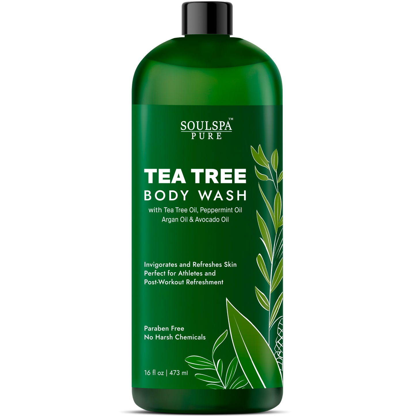 SOULSPA PURE Tea Tree Body Wash For Men & Women