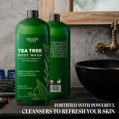 SOULSPA PURE Tea Tree Body Wash For Men & Women