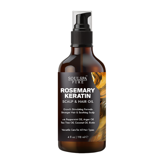 SOULSPA PURE Rosemary Scalp & Hair Oil - Keratin
